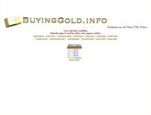 Tablet Screenshot of buyinggold.info